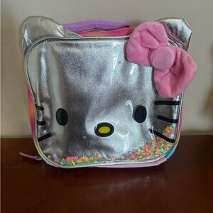 Hello Kitty Silver and Pink Kids Bag